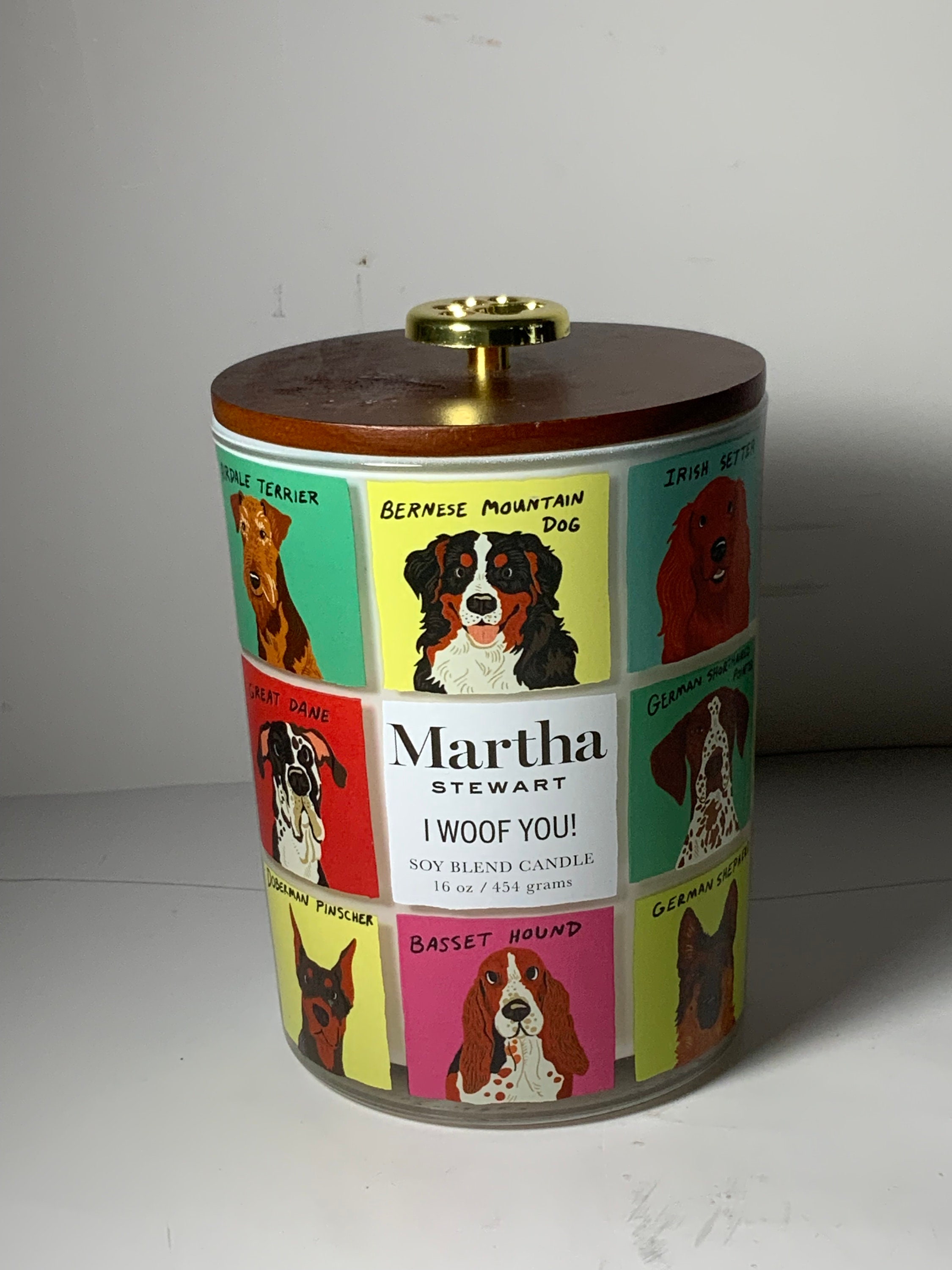 Martha Stewart “I Woof You” Soy Blend Candle 5 In. - Etsy, image size:2250x3000