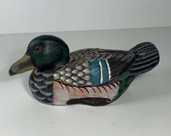 カナダグース USA メイン州 木製 デコイ 1984年製 バードオブジェ 鴈