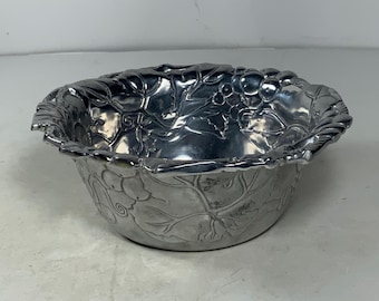 ヴィンテージ アンベリーナ ガラス スター キャンディ ボウル