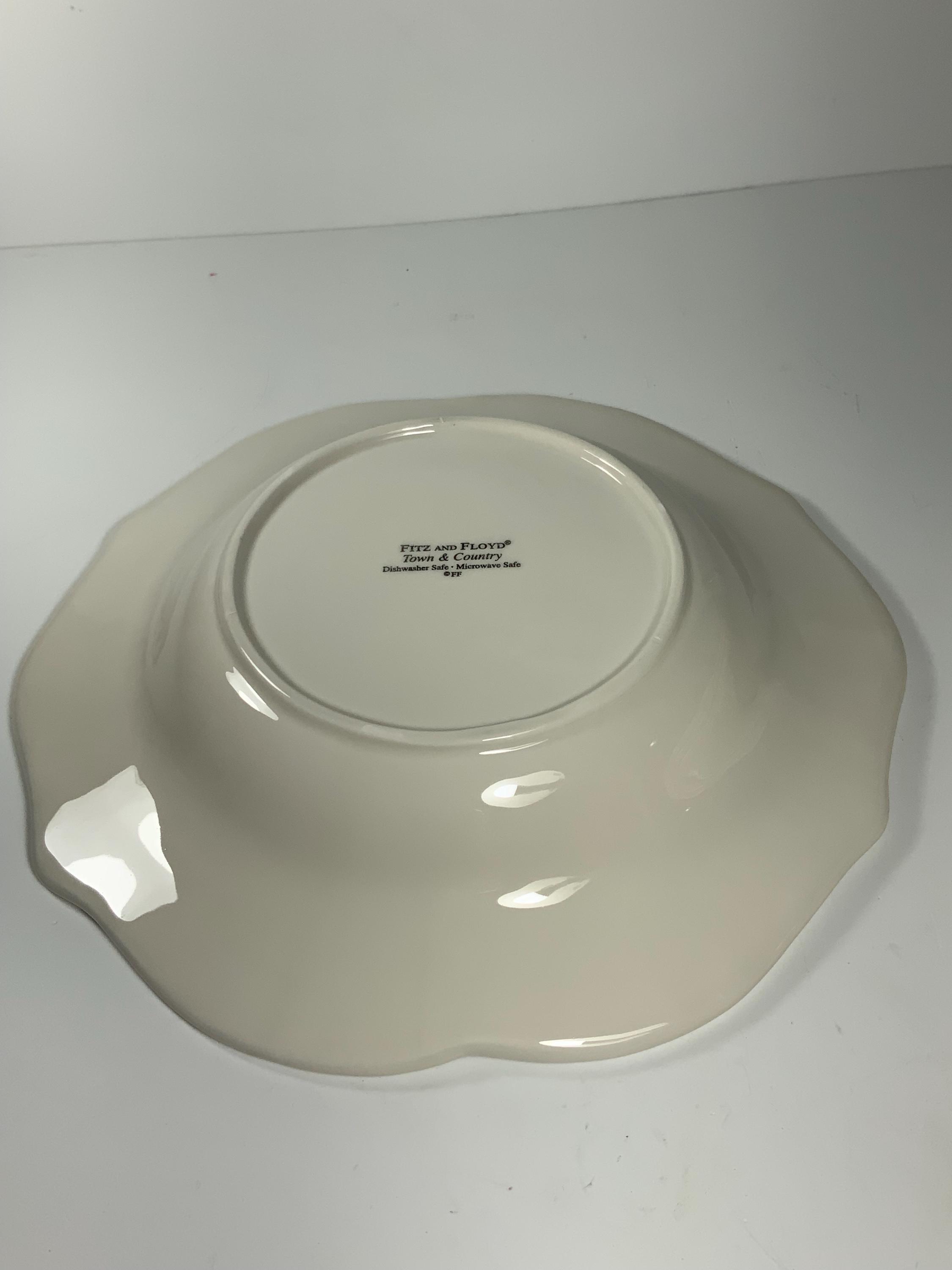serving bowl fitz and floyd town and country