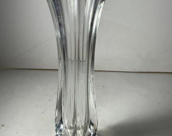 Sapphire Collection Nachtmann Clear Glass Bud Vase 8 in.