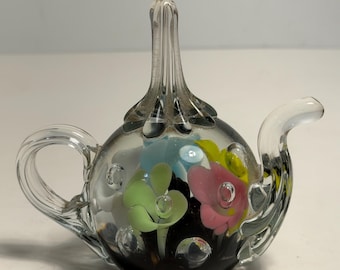 Pisapapeles de vidrio artístico vintage de Joe St. Clair Studio, 4 pulgadas.