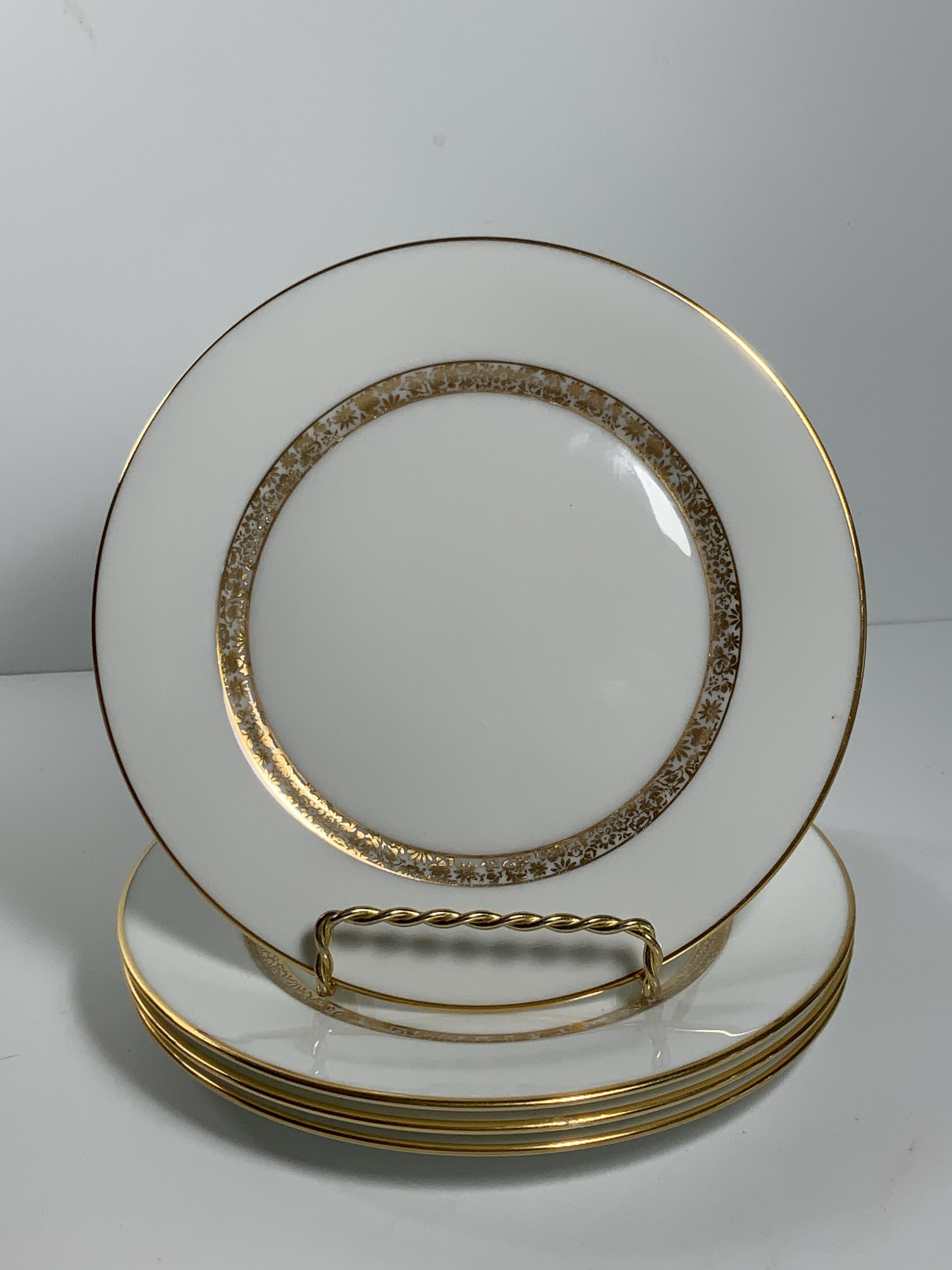 Set of 4 Vintage Oxford/lenox Golden Glen Bread Plates 6.5 In. - Etsy