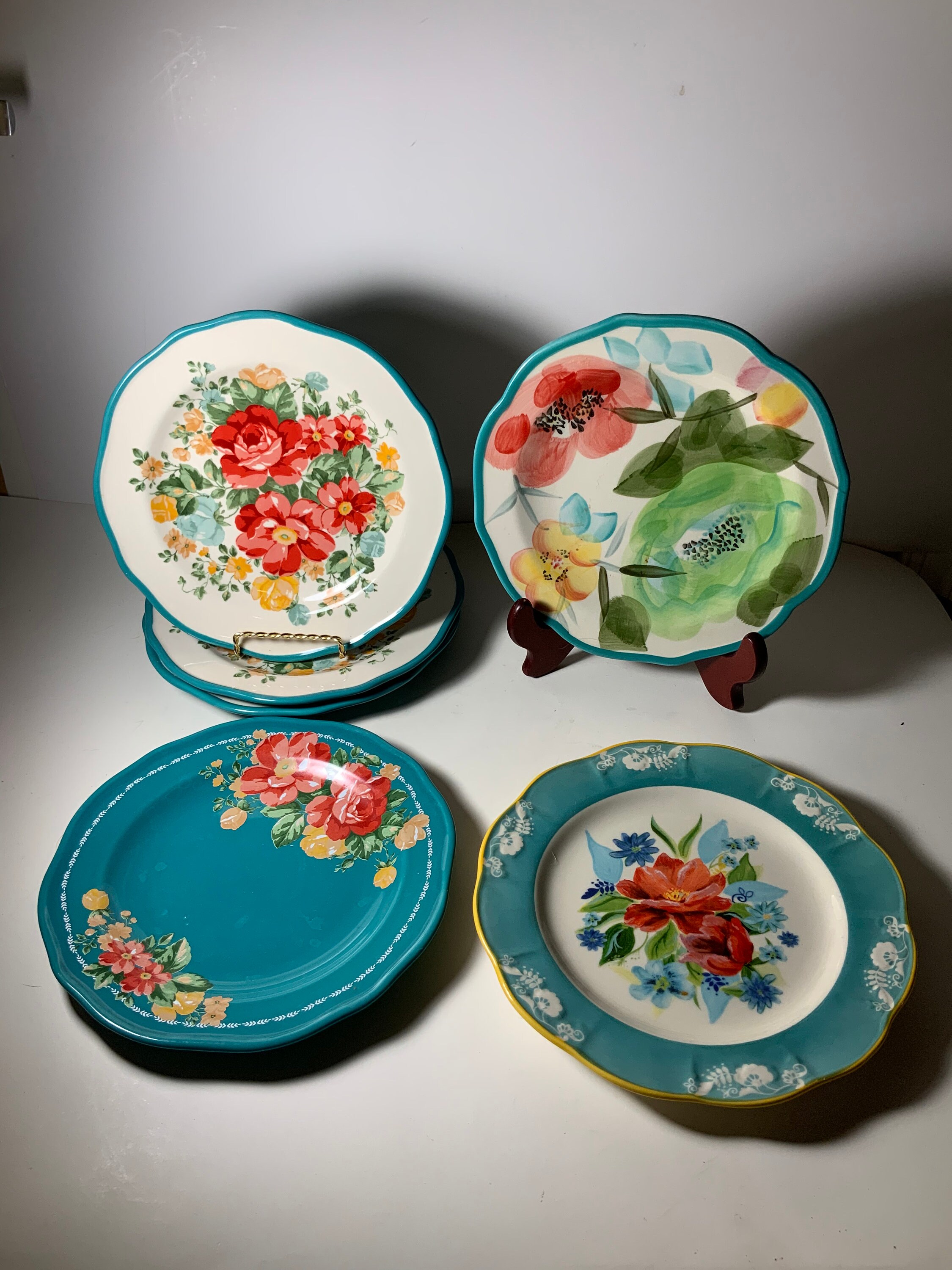Pioneer woman salad plates hotsell