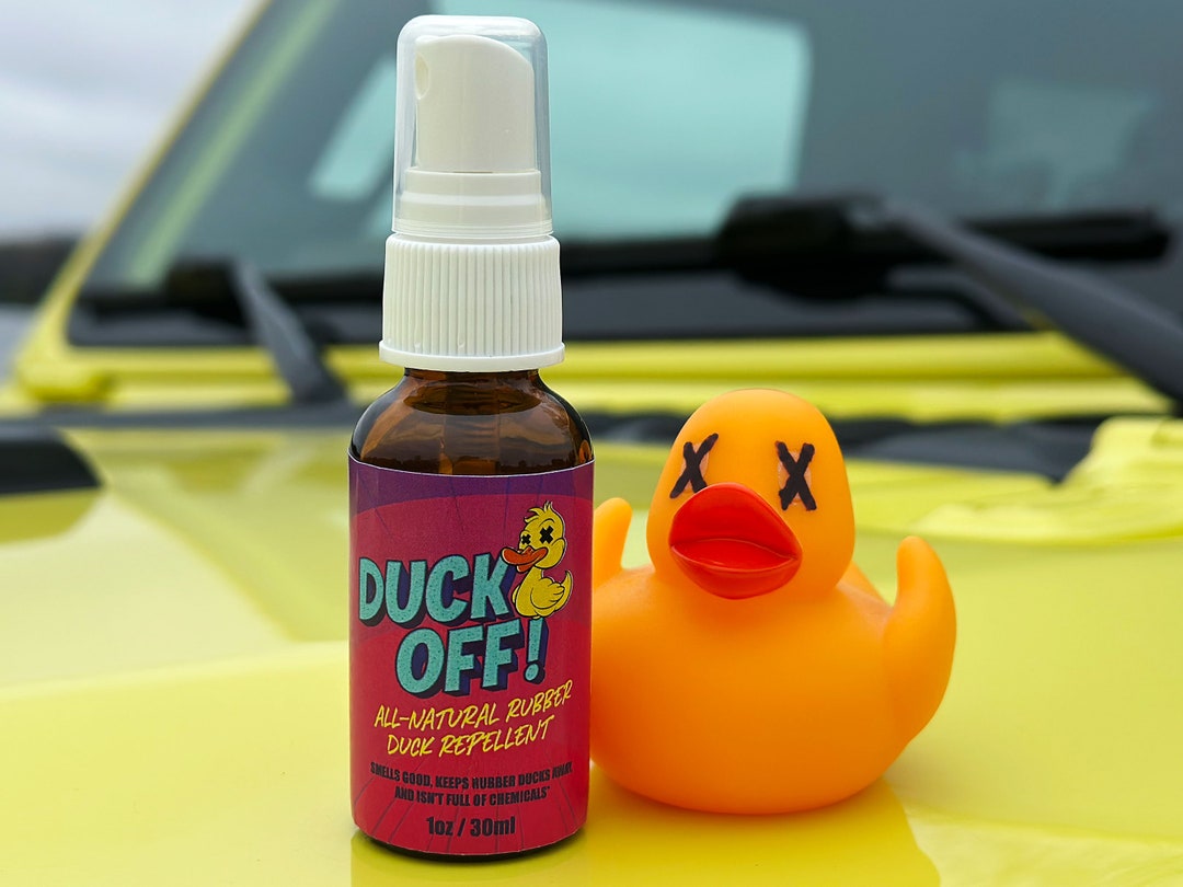 Duck off Spray lemon Citrus Scent Rubber Duck Repellent for Jeep