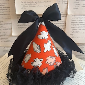Glow in the Dark Ghost Party Hat: Halloween Birthday