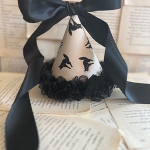 Halloween black cat party hat