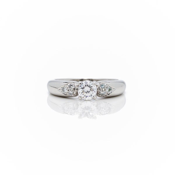 Van Cleef & Arpels PT950 Diamond Engagement Ring