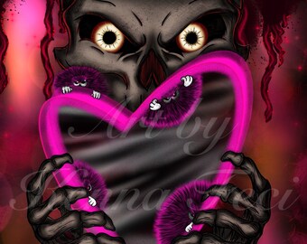 Inside the Hollow - Dark Art Goth Print