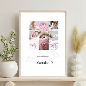 Demande de Parrain ou Marraine Personnalisée – Cadeau Unique et Mémorable