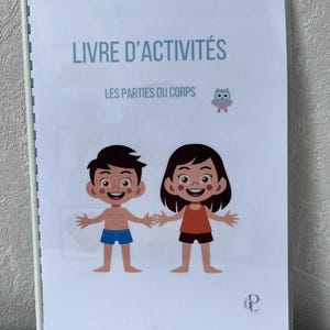 Livre d’activités les parties du corps
