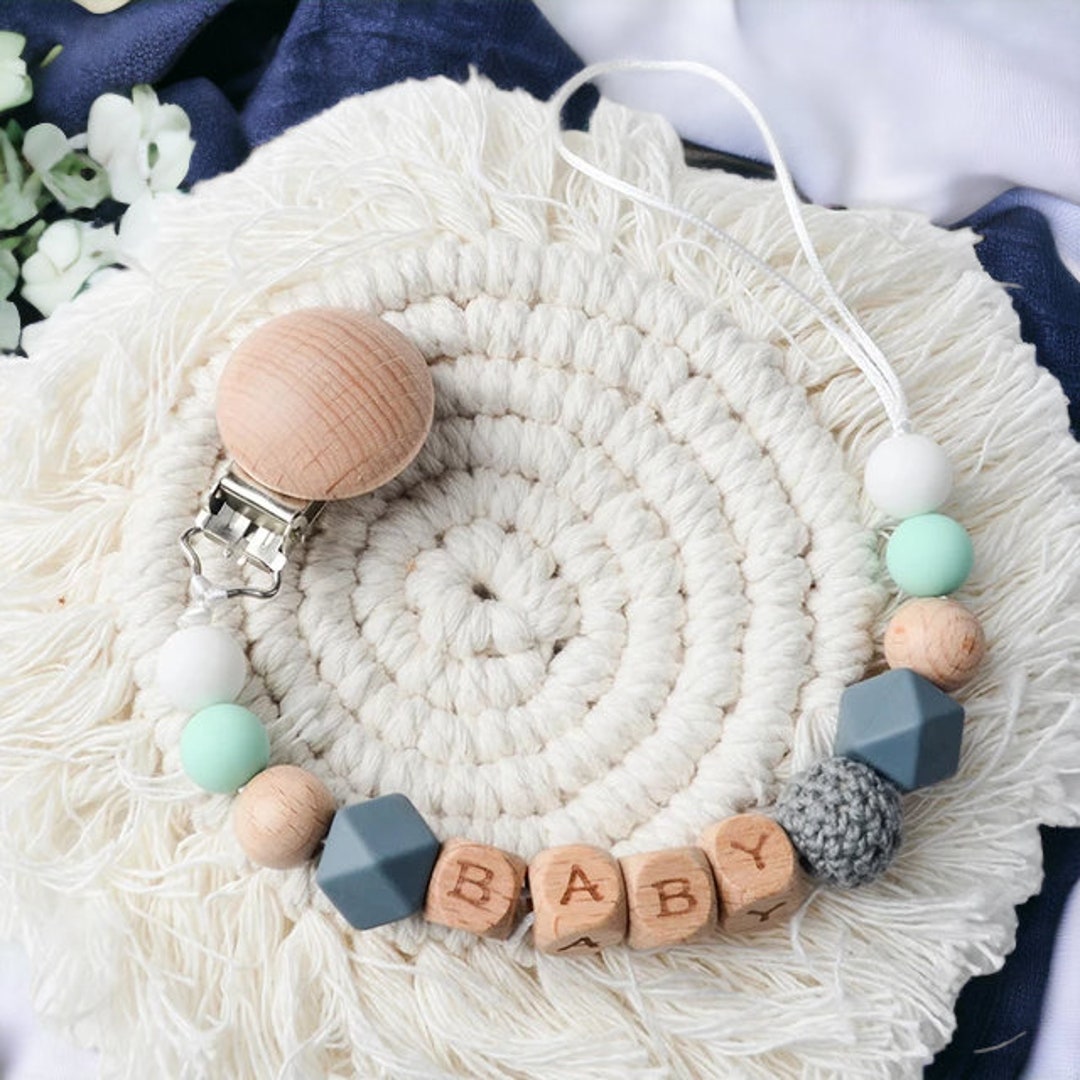 Personalized Pacifier Clip. Custom Name Pacifier Clip Perfect Etsy