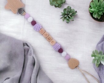 Stylish Custom Name Dummy Clip - A Lovely Baby Shower Gift