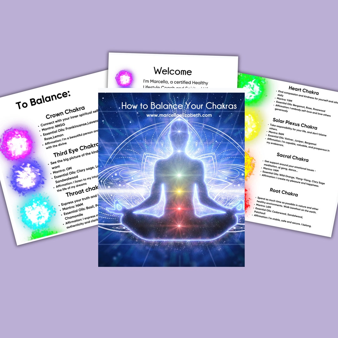 Chakra Balancing Guide - Etsy
