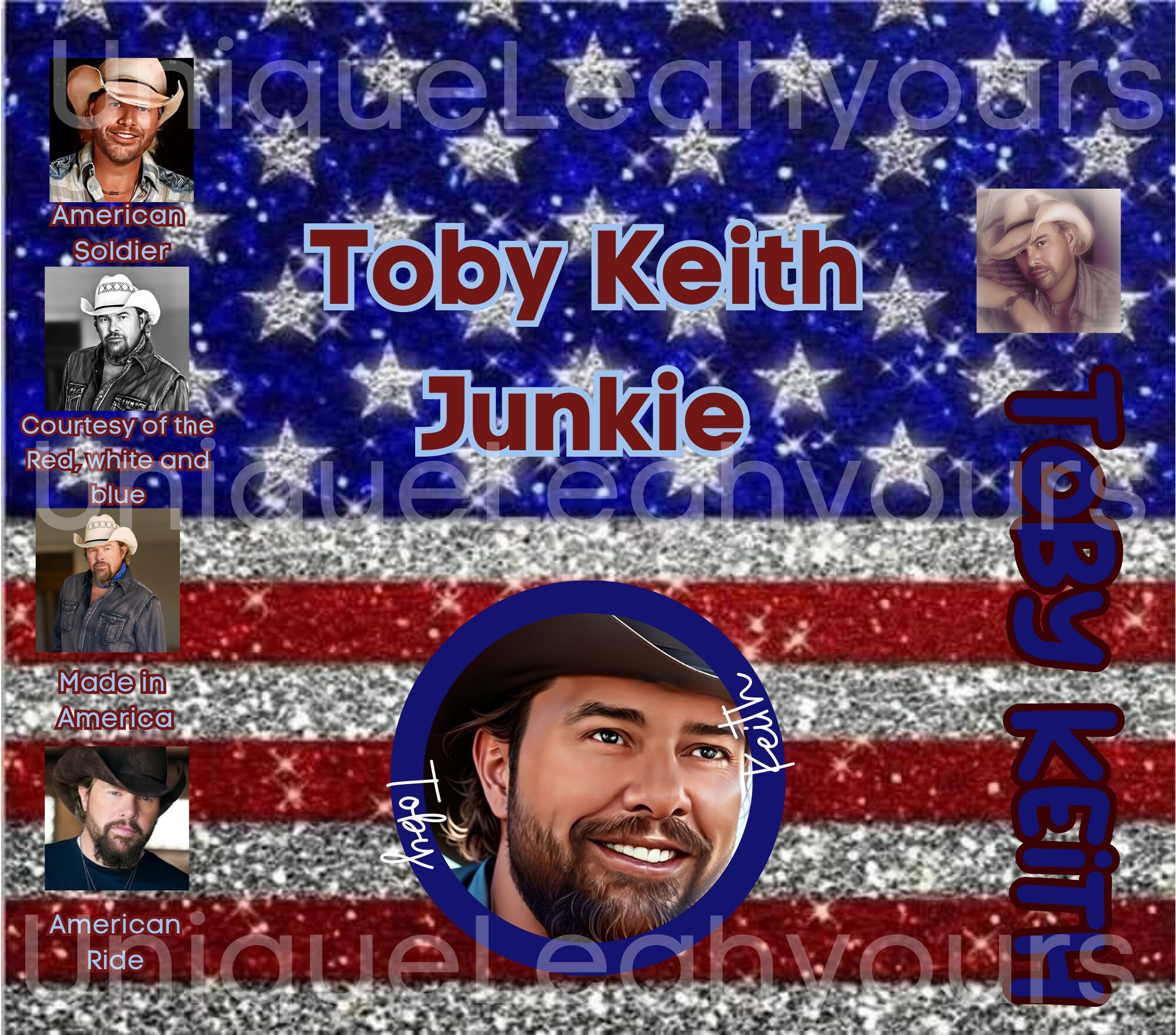 Toby Keith Dunkin' Inspired Tumbler Wrap Etsy