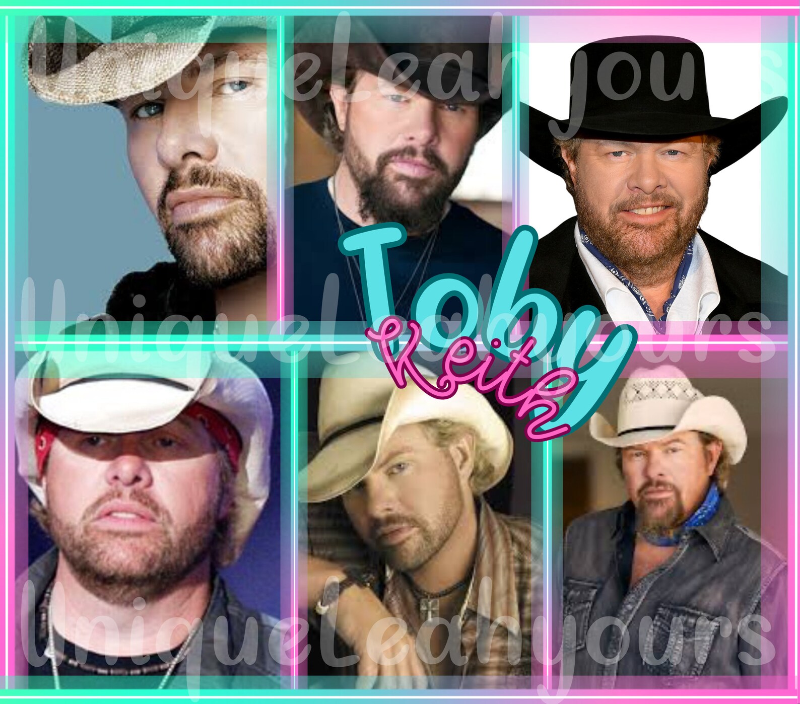 Toby Keith Collage20 Oz Tumbler Wrap Etsy