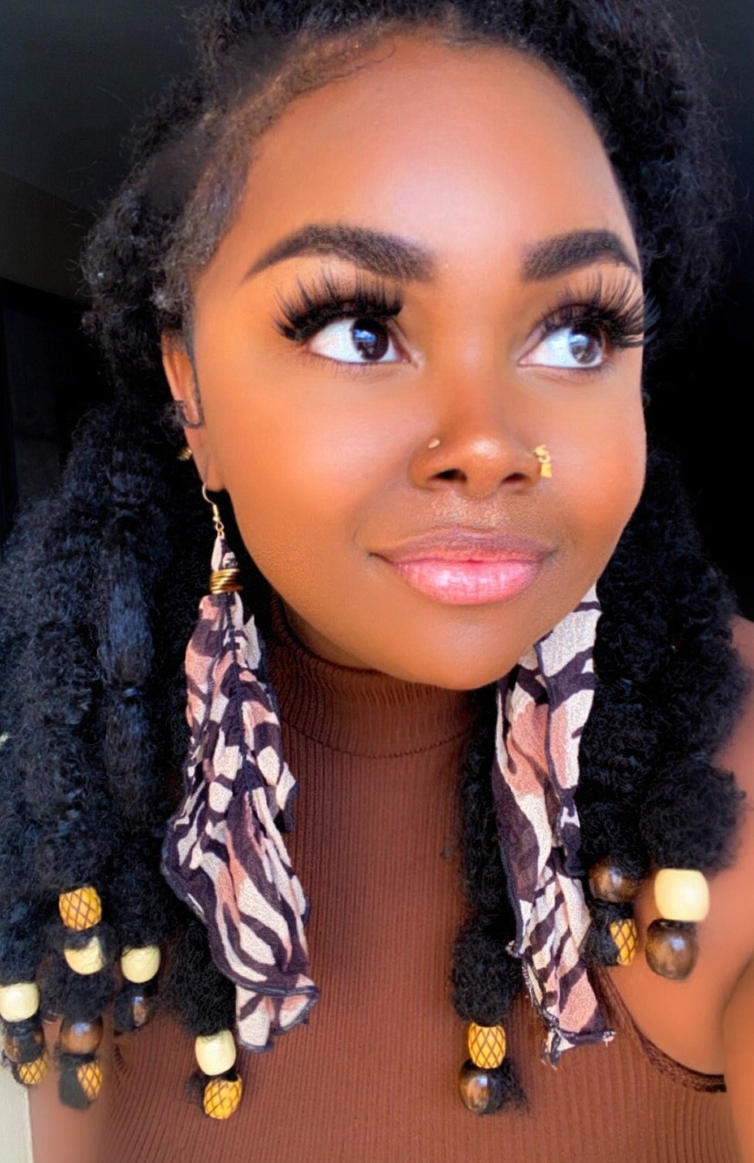 Fabric Earrings for Women, Fashion Earrings, Photoshoot Earrings