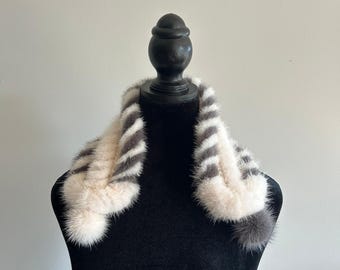 Real Fur Scarf: Cozy Winter Neck Wrap, Headband for Women