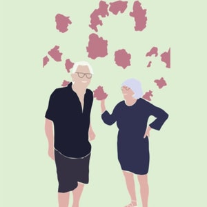 Custom minimalist portrait