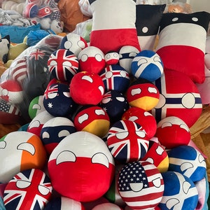 Countryball plushies buy 2 get 1 FOR FREE image 1
