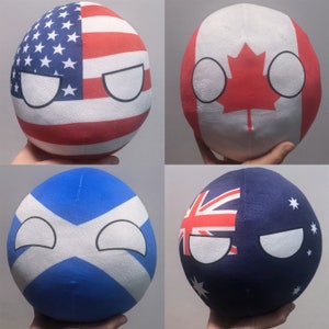 Countryball plushies buy 2 get 1 FOR FREE image 4