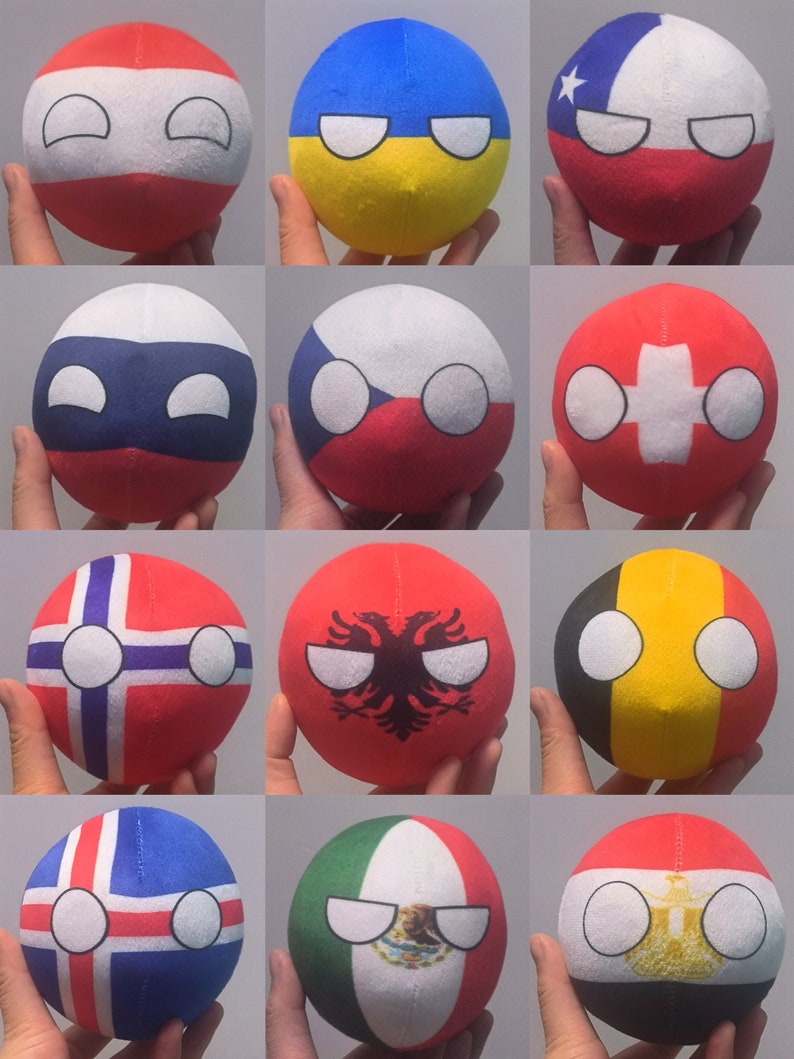 Countryball plushies buy 2 get 1 FOR FREE image 2
