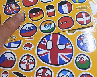 Countryball sticker