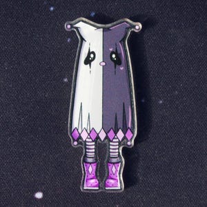Jester Ghost Magnet - Ghost Magnet - Magnet - Spooky Magnet