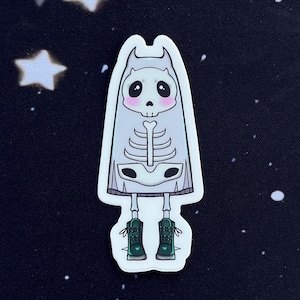 Ghost Stickers - Skeleton Stickers - Halloween Stickers - Spooky Stickers