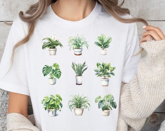 Plant lover gift tee, plant lady shirt, gardening tshirt, plant mom, crazy plant lady, succulent shirt, funny plant tee, gardening mom