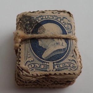 50 Old Postage Stamps. Late 19th Century Early 20th Century