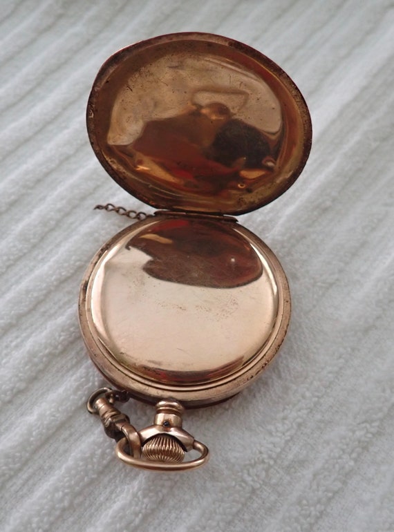 Vintage 1905-1910 Hampden Pocket Watch - image 8