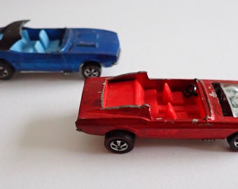 Hotwheels Redline, 1967 Custom Mustang and 1967 Custom Camero for Rehab/Parts