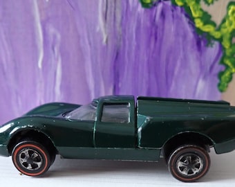 Hot Wheels Redline 1968 Lola GT-70, Green, USA Base, Original