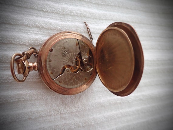 Vintage 1905-1910 Hampden Pocket Watch - image 7