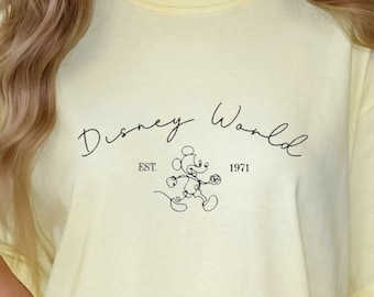 Camiseta bordada de Disney World