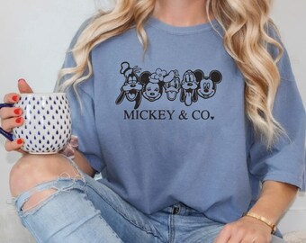 Embroidered - Mickey and Co.-  Embroidered Shirt