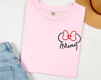 Embroidered - Mouse Outline with Name