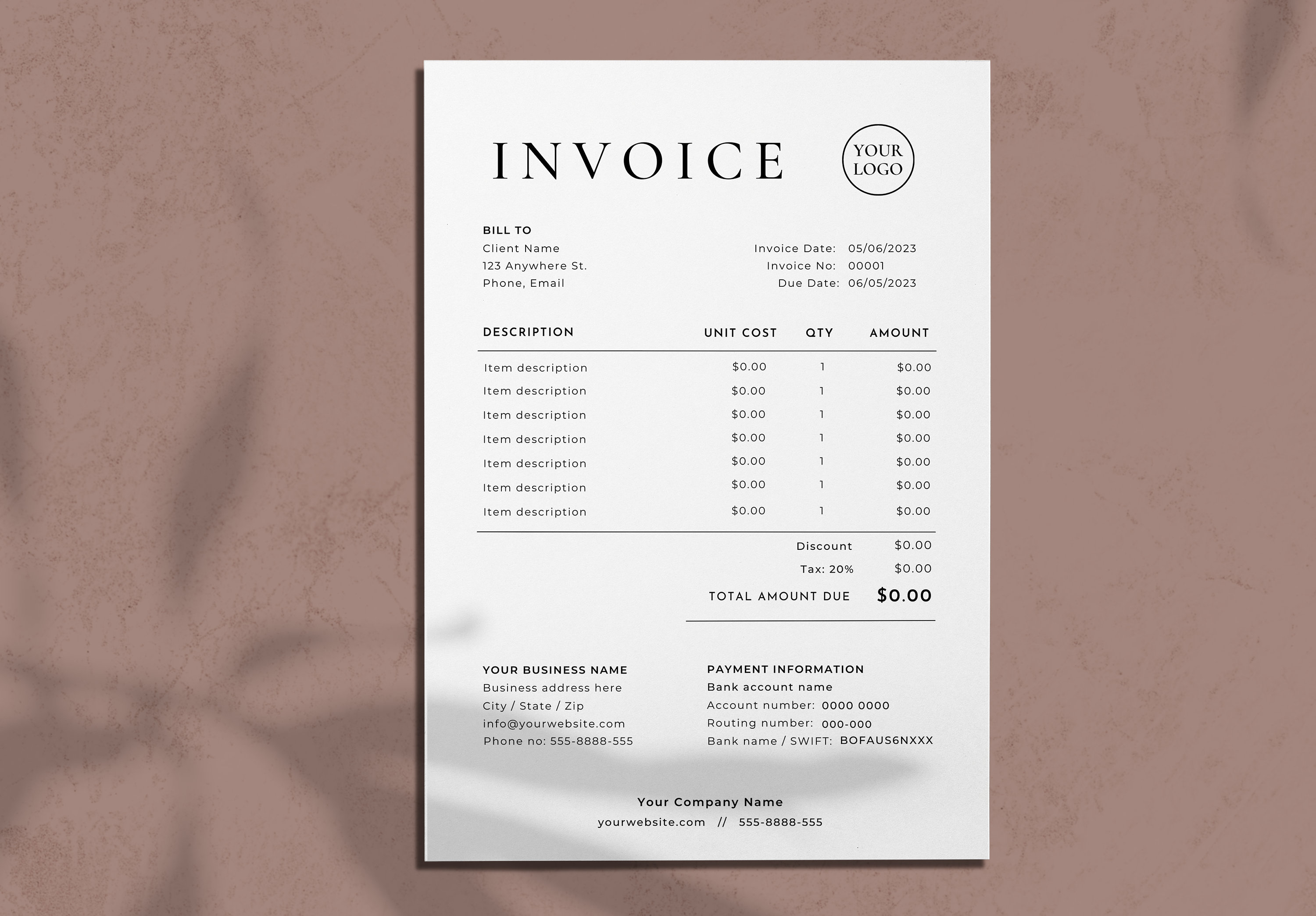 Invoice Template Google Sheets | Invoice for Small Business | Editable ...