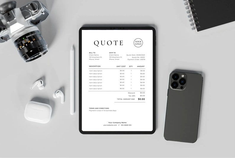 Price Quote Template in Google Docs Price Quote for Small Business