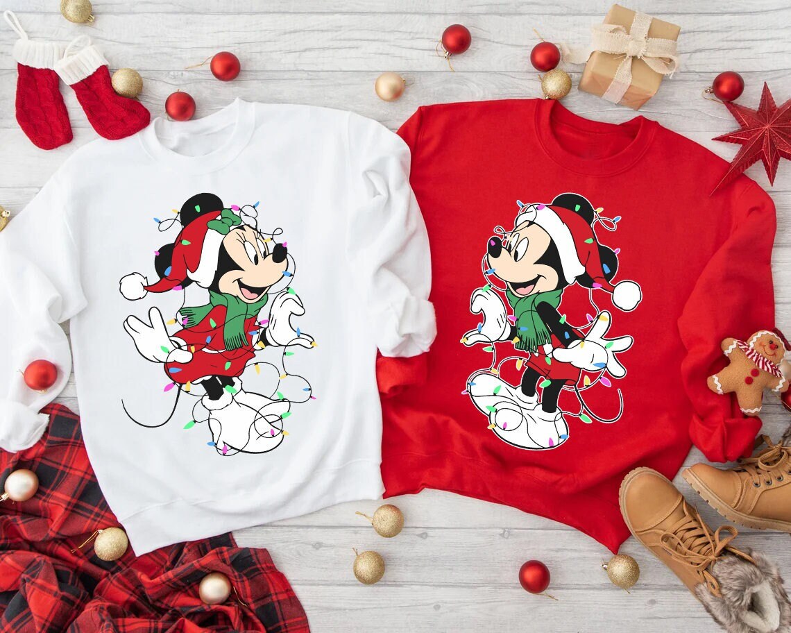 Mickey Mouse Christmas Sweater - Etsy