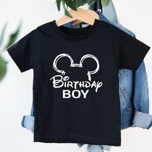 Customized Mickey Mouse Birthday Boy T-shirt Minnie Mouse - Etsy