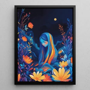 Christian Gift, Mary Magdalene Wall Art, Maria Magdalena, Christian Art, Christian Prints, Christian Artwork, Christian Altar, Religious Art