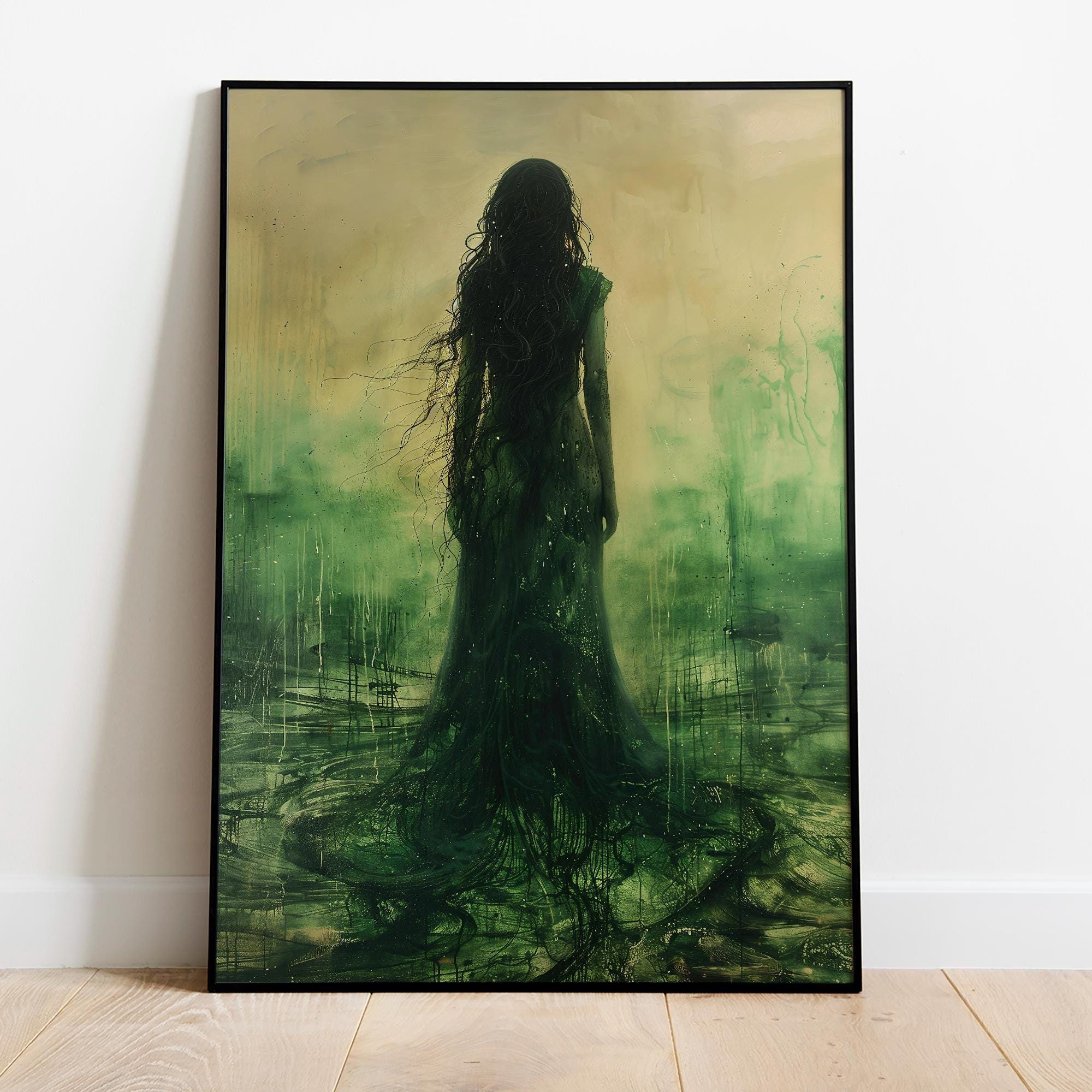 Macha Celtic Goddess of Sovereignty of Ireland, Premium Poster, Celtic Mythology Wall Art, Irish Mythology Home Decor, Celtic Goddess Decor