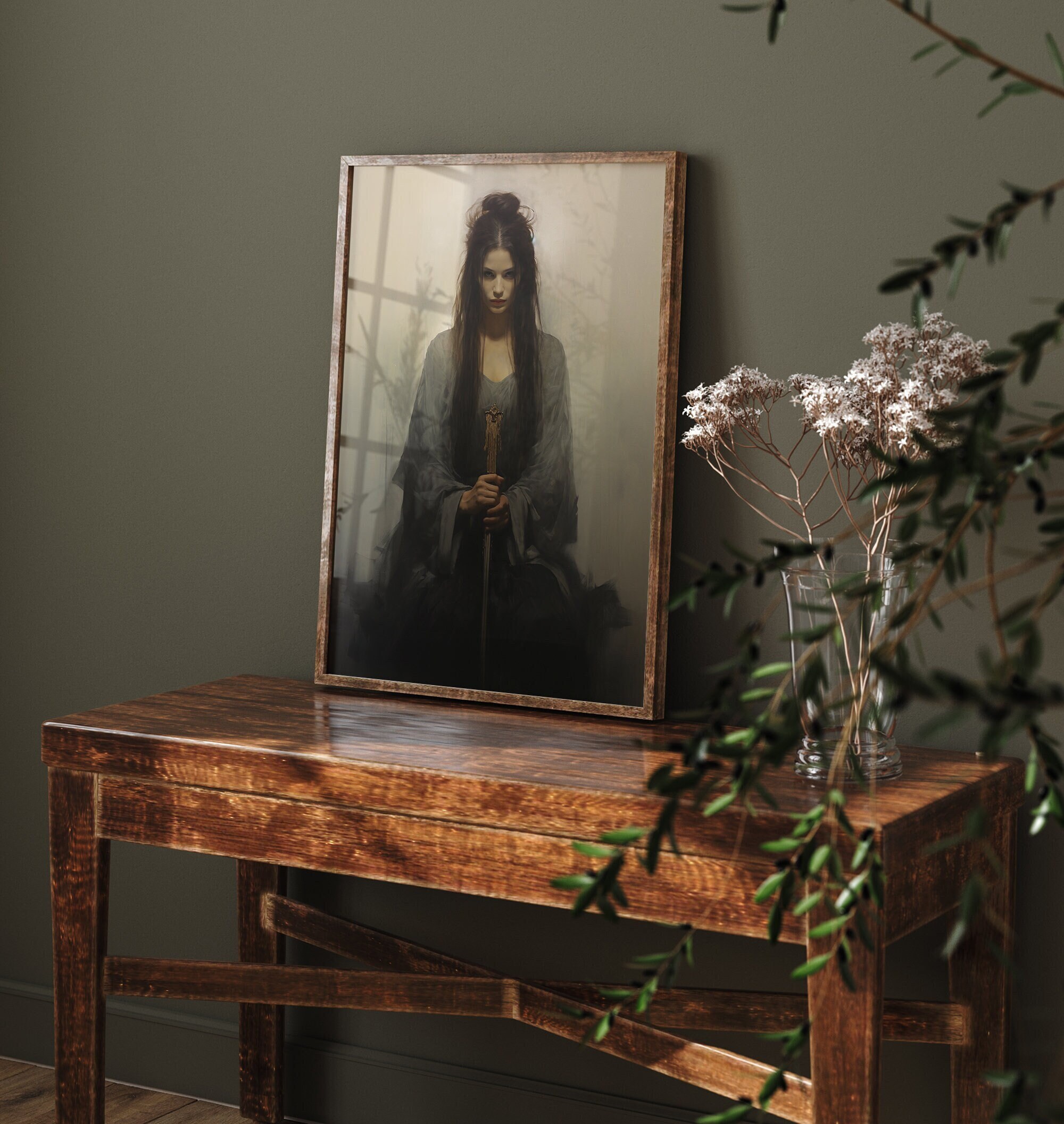 Hecate Art Print, Greek Goddess of Magic and Witchcraft, Hekate Wall ...