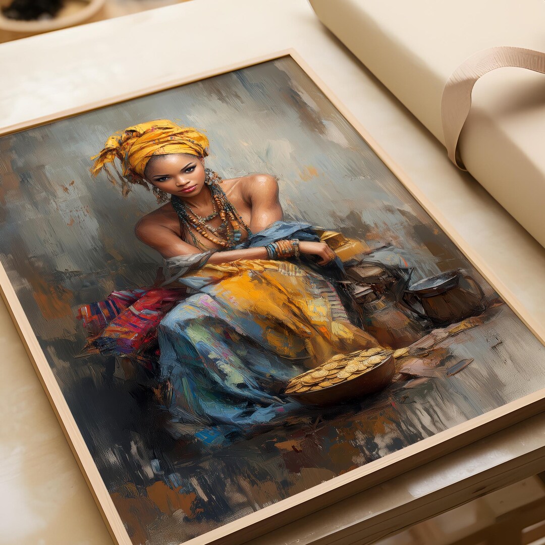 Aje Wall Art, Yoruba Goddess of Wealth and Feminine Power, the Orishas ...