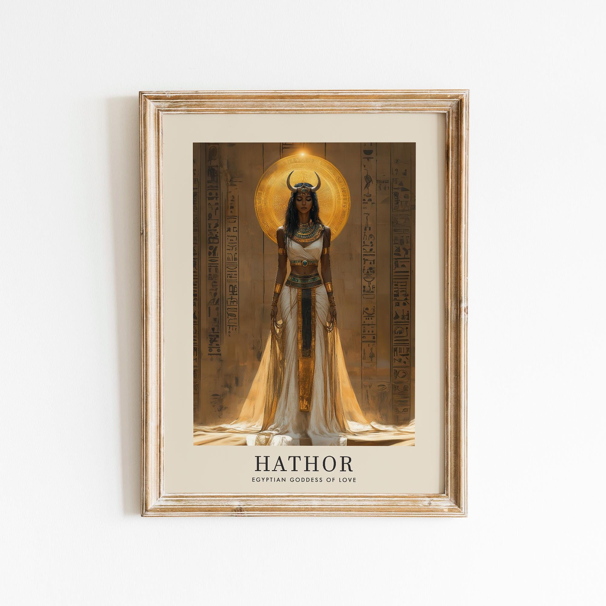 ハトホル女神デジタルダウンロード、エジプト神話のウォールアート