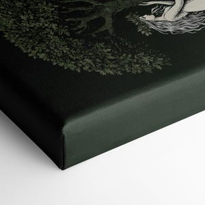 Aine and Grian Wall Art | Celtic Mythology Print | Solstice Tree of Life Decor | Celtic Sisters Canvas | Pagan Wall Art