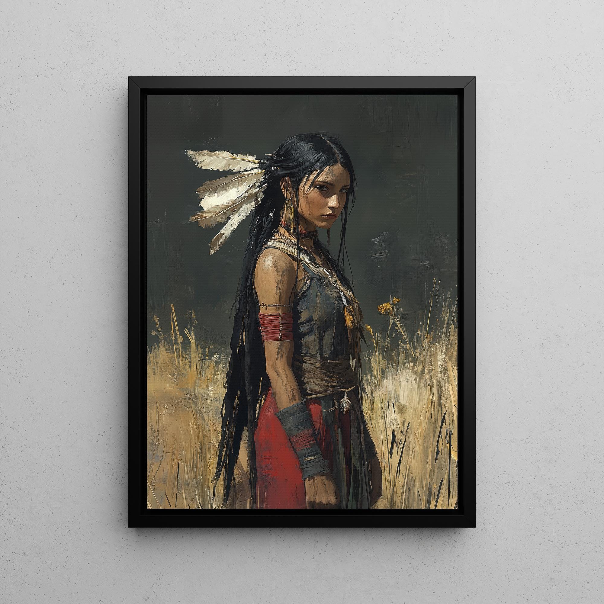 Maka Goddess Art | Lakota Mother Earth | Ancient Mythology Decor ...
