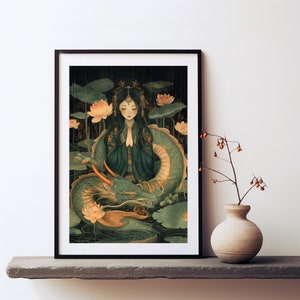 Kwan Yin Chinese Goddess of Compassion, Guan Yin Printable, Quanyin ...